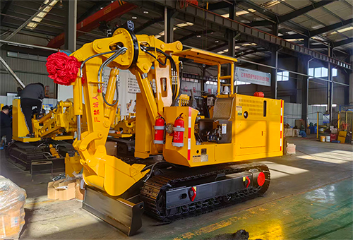 山东矿安机电有限公司生产的MWD5.8/0.28L煤矿用液压挖掘机发往山西吕梁